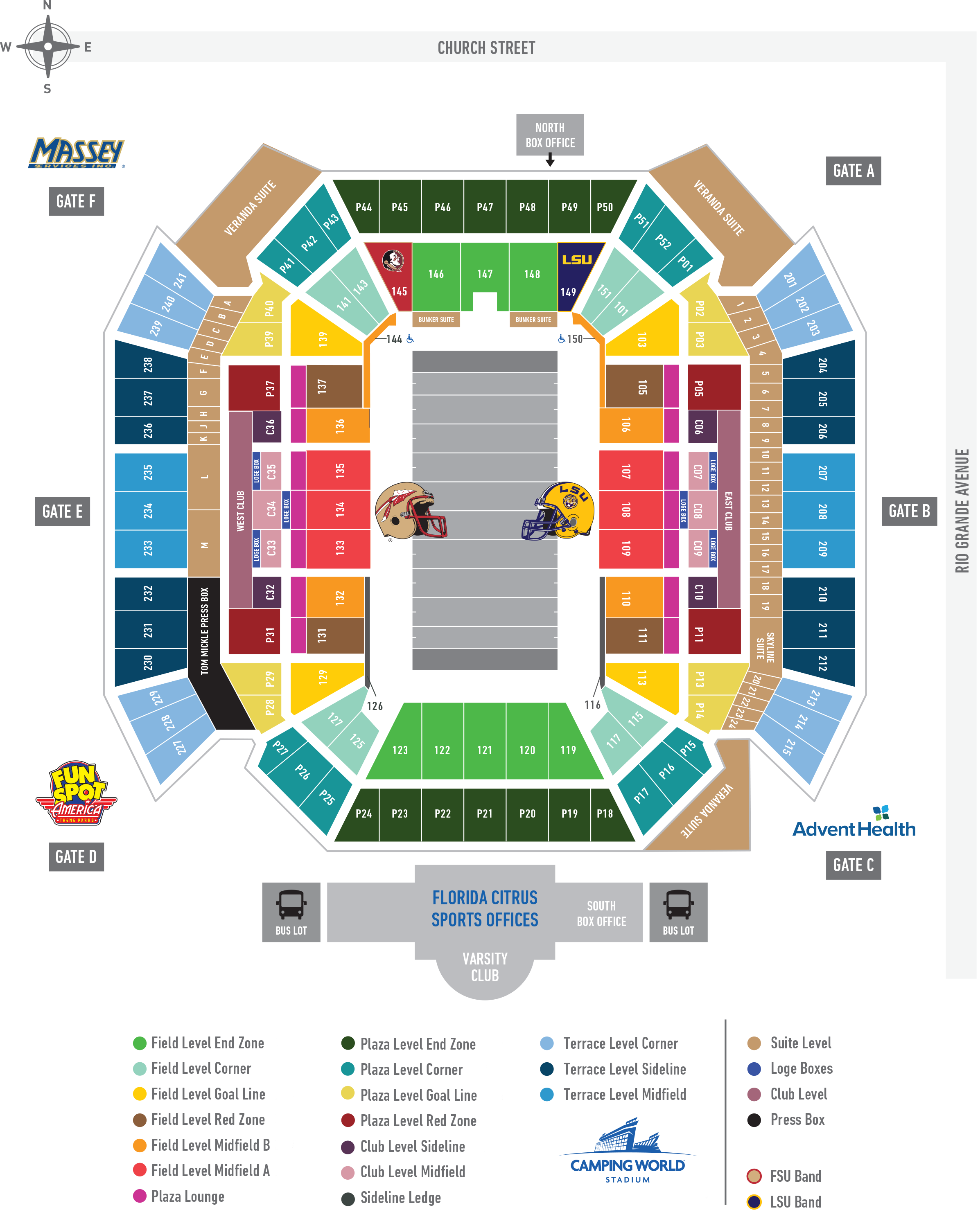 Doak Campbell Stadium Seating Chart Matttroy